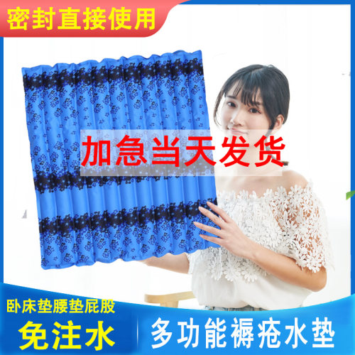 夏天坐垫冰垫学生教室p水坐垫冰凉坐垫水床产妇免注水冰垫水袋坐