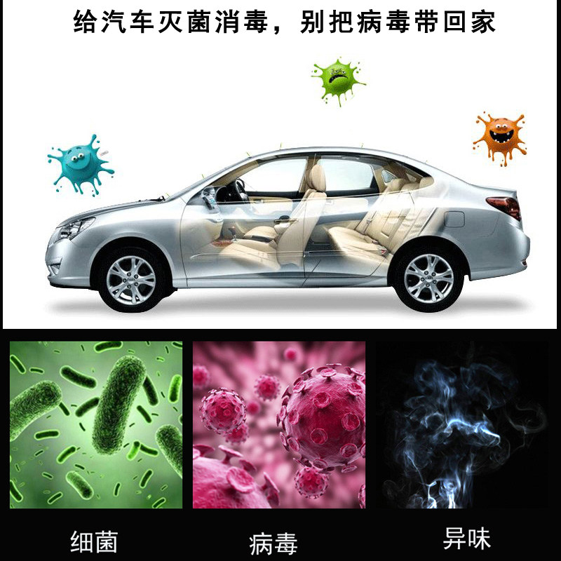 冰箱电子除味器保鲜除臭除异味净化杀菌除甲醛消毒机防窜味无耗材