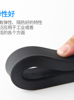 橡胶发泡条 三元乙丙 方条扁条 黑色胶条 船用水密门密封条橡胶条