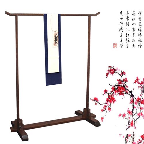 服装货架龙门挂衣架落地新中式婚纱旗袍礼服展示架仿古