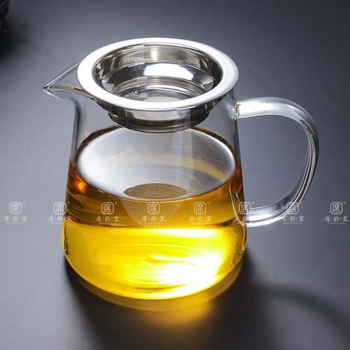 玻璃公道杯器公杯茶漏过滤一体套装耐热茶海茶具四方高端分茶器
