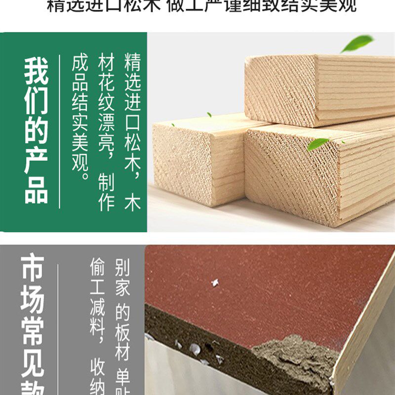 玩具收纳柜儿童房实木大容量客厅整理置物架宝宝玩具收纳架储物柜