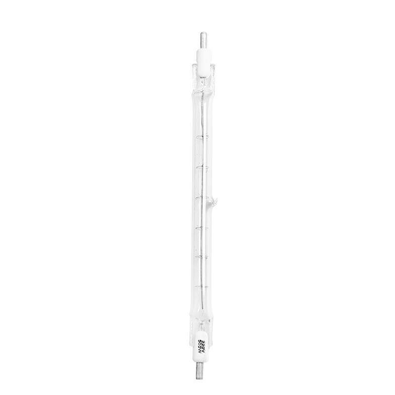烤鸭炉碘钨灯管500W1000W瓦夹式加粗卤钨太阳灯高温超亮户外照明