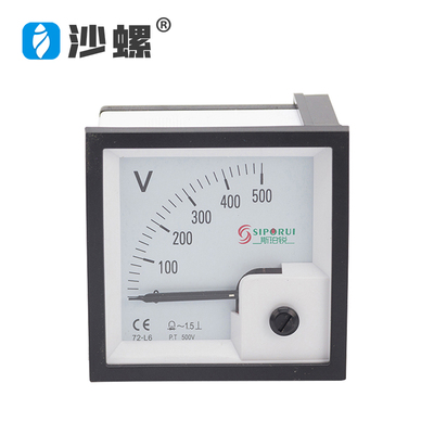 CP-72电流电压表指针式30 50 100 200/5机械式表头72型 450V 500V