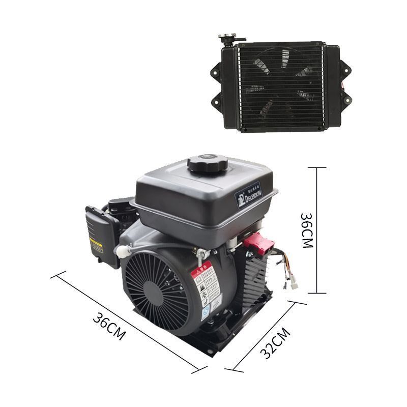 水冷增程器48v60v72v电动三轮车电动四轮车变频增程器汽油发电机