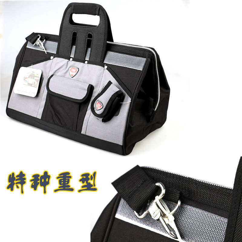 欧美定制特种重型加硬手提单肩防水工具包电动工具收纳包