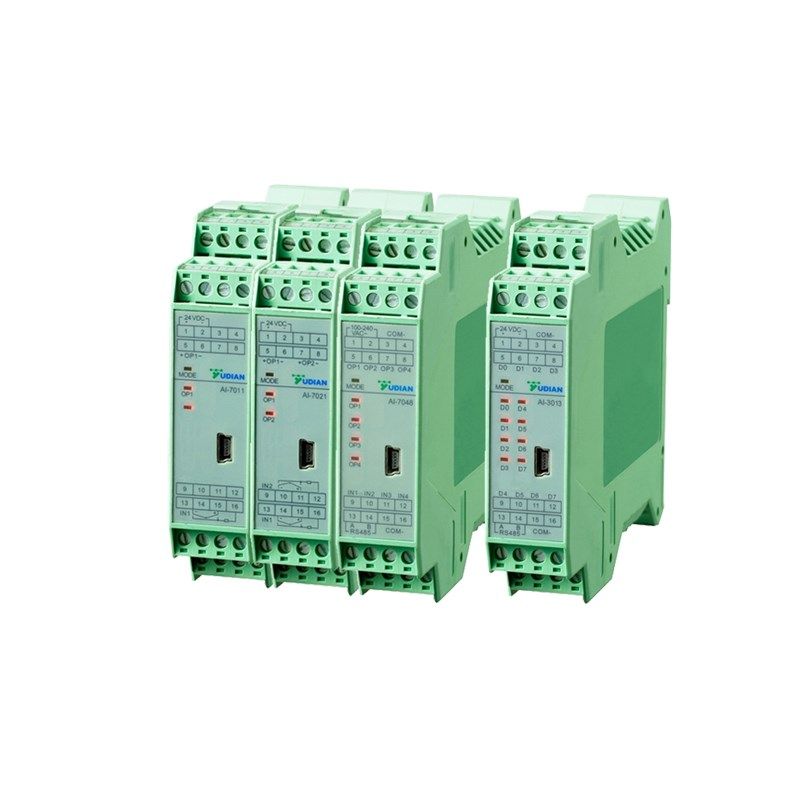 正品YUDIAN厦门宇电AI-7048D5导轨式4路PID温度控制器 温控仪表