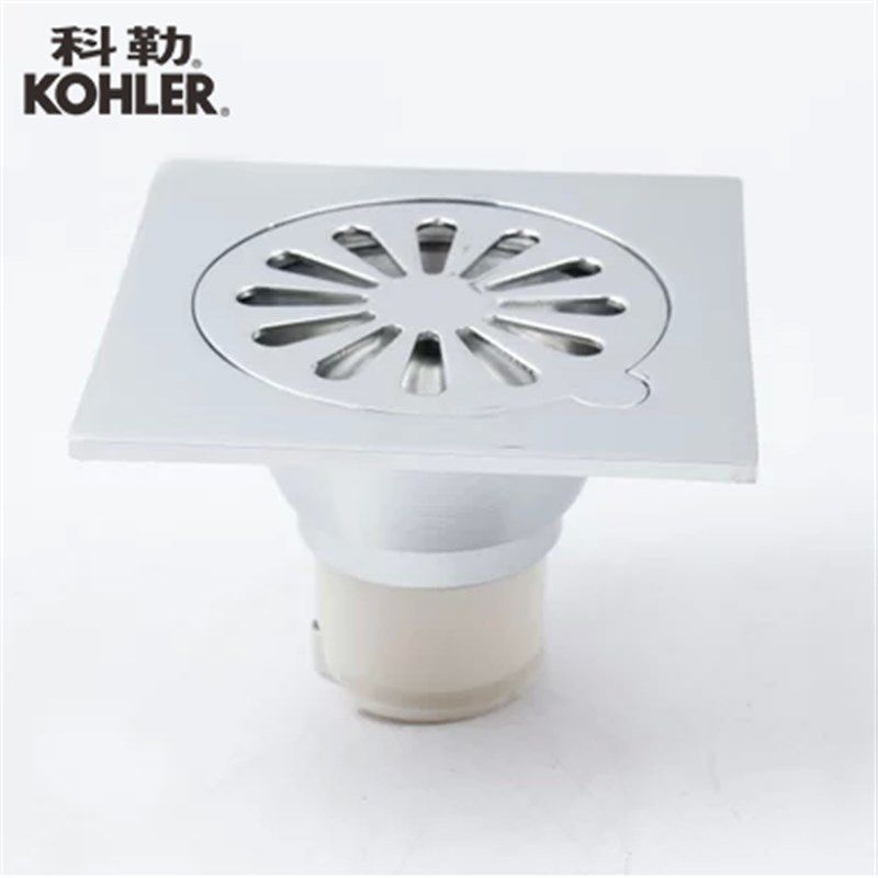 科勒地漏正品 K-R7275T-CP 防虫防臭型多功能地漏全铜 - 实物图