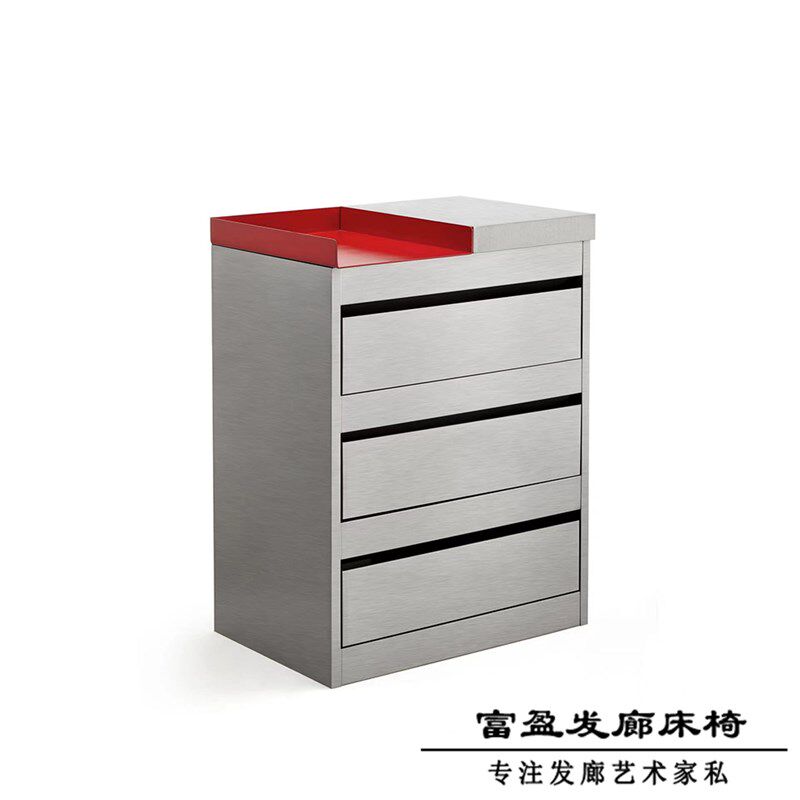 不锈钢美发店工具台理发店工具柜置物架发廊柜子理发师专用工具车