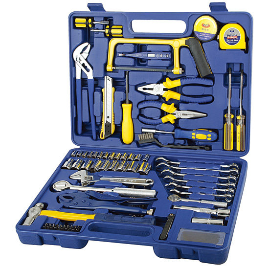 德国帕司特79件套多用途工具组合套装机修工具扳手套装五金工具箱
