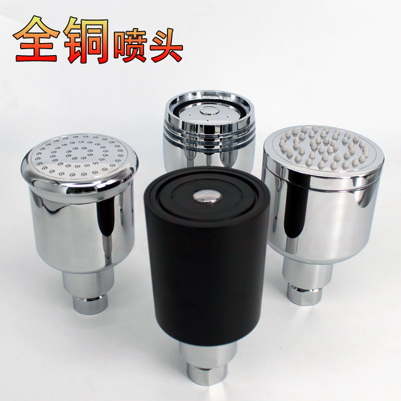 全铜淋浴喷头酒店专用增压单头铜暗装淋浴阀入墙式洗澡花洒莲蓬头