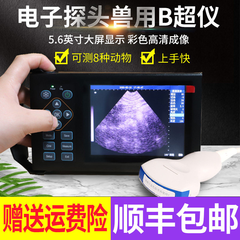猪用B超机畜牧动物牛羊兽用比超便携彩色高清母猪测孕仪养殖设备