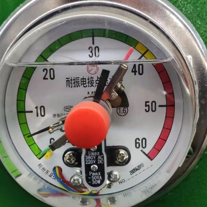 杭州东亚仪表YNXC100ZT耐震耐振抗震电接点压力表40 60MPa油压表