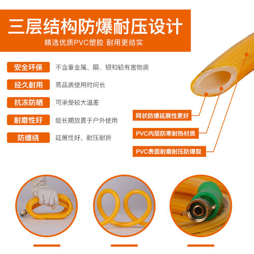 农用高压喷雾管8.5mm胶管打药机软管高压管全编织管橡塑管PVC管