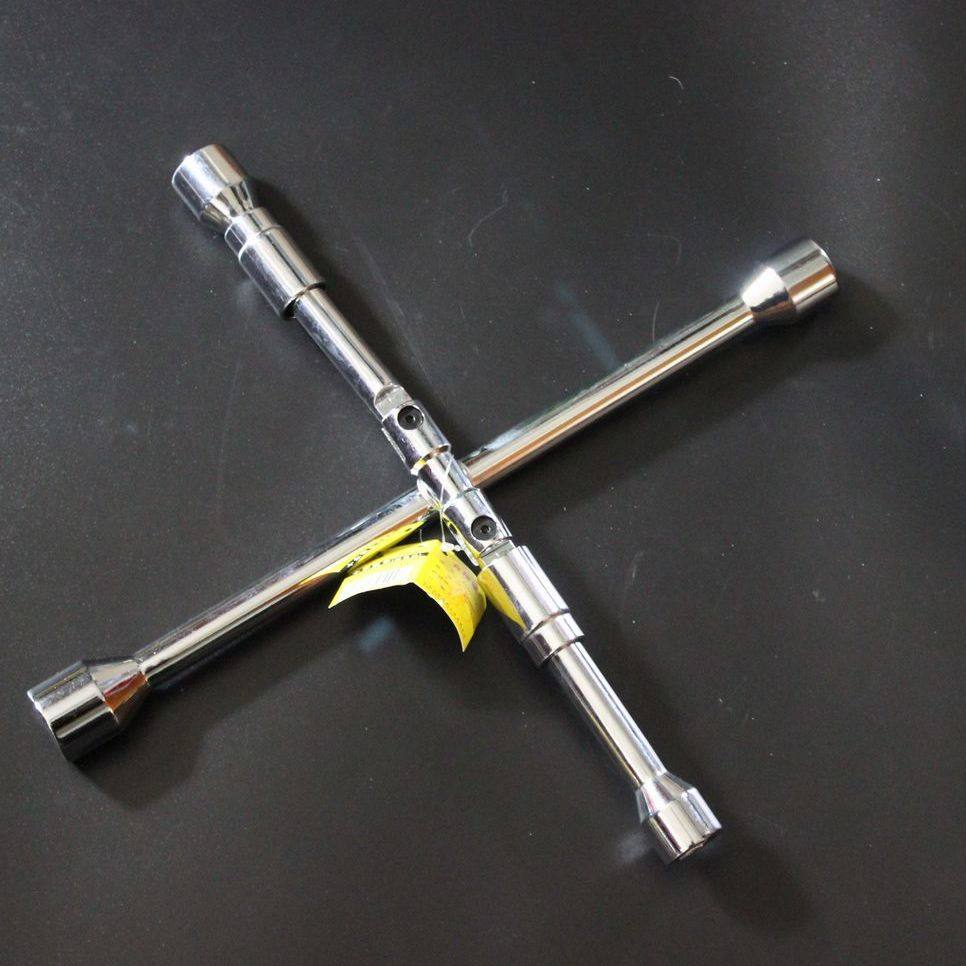 波斯工具14寸折叠式十字套筒扳手 17-19-21-23 汽修工具十字扳手