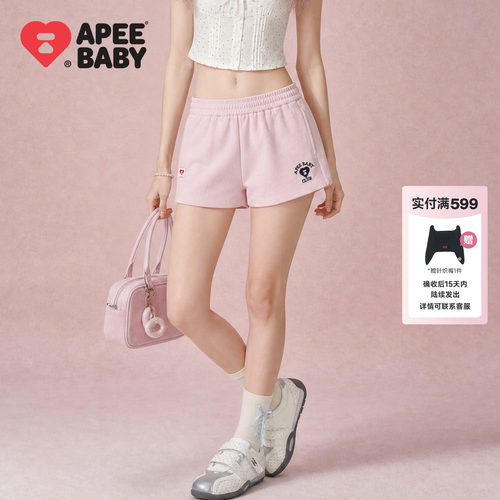 APEE印花休闲短裤女士