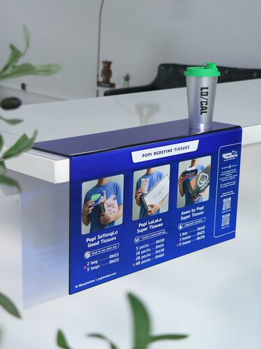 咖啡店价目表台牌L型亚克u力菜单牌 美甲二维码展示桌面摆台牌定