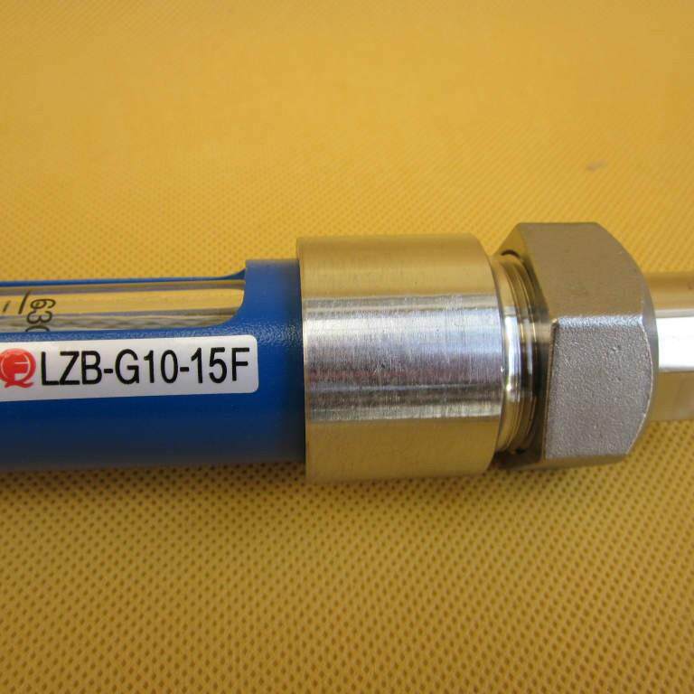 LZB-10G人气产品成丰流量仪表管螺纹接头玻璃转子流量计G1/2内丝