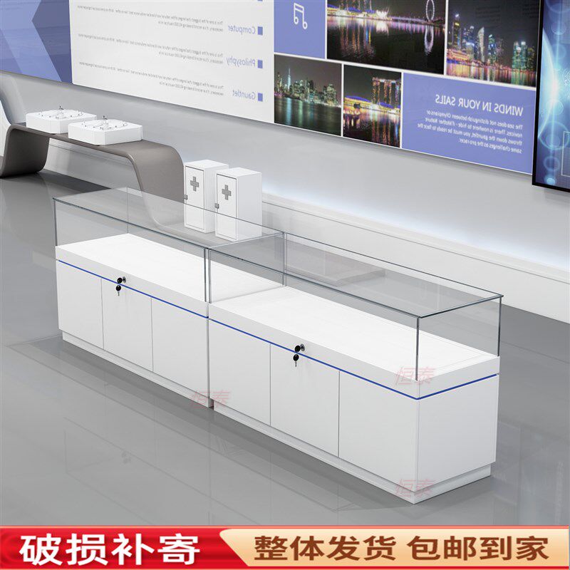 珠宝展示柜博物馆古董展示柜产品展览商场Q玻璃展台透明柜台