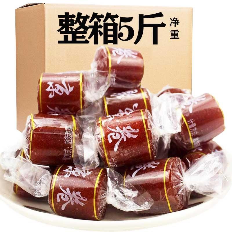 山楂卷开胃卷京卷山楂糕果丹皮胃康卷休闲山楂条网红零食散装