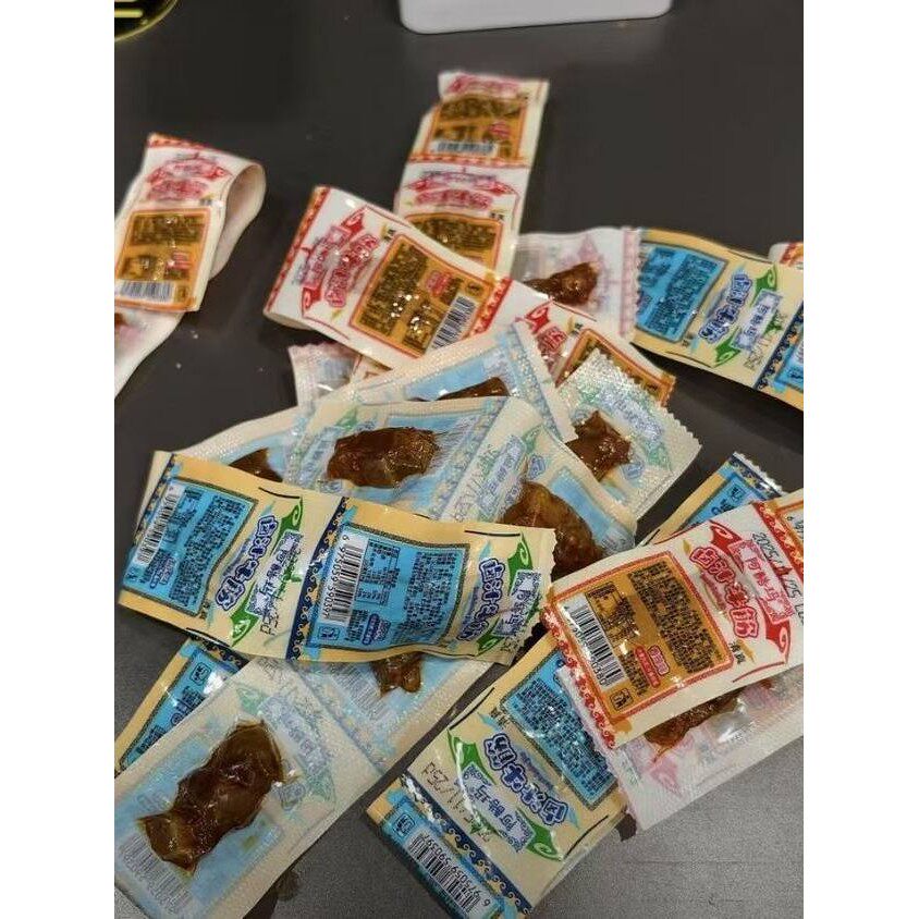 新日期内蒙风味清真卤汁牛筋香辣牛筋好吃美味休闲零食