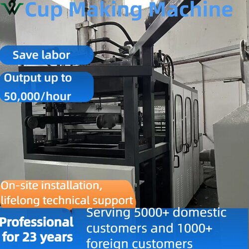 Disposable PPPET biodegradable cup making machine