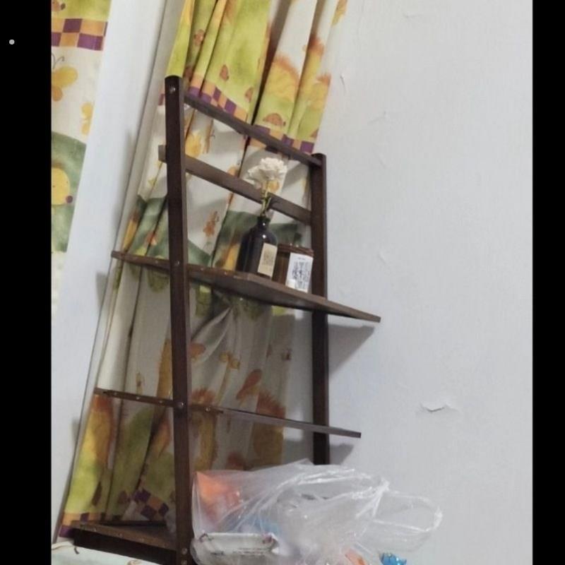 书架桌面置物架多层收纳架杯子杂物分层收纳架子实木家用收纳神器
