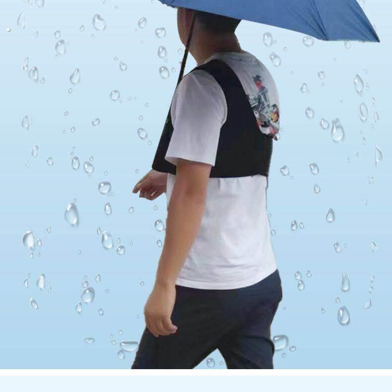 新款便携背带头伞防雨大号式两用遮阳撑伞固定器解放双手户外可以