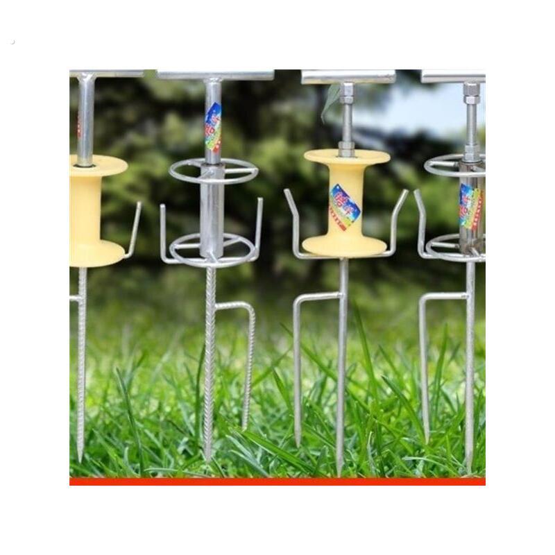 打机拉管神器农用转弯器拖水管拐弯插地支架收拉管子管浇地配件