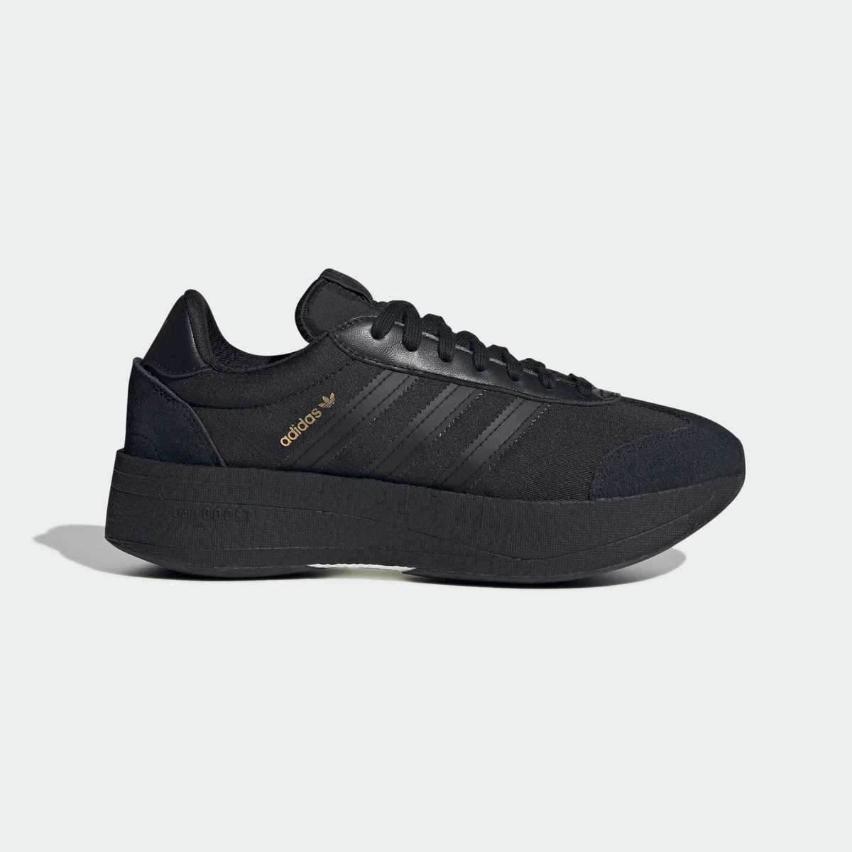 adidas男鞋女鞋CITY RNR新款黑武士轻便百搭运动休闲跑步鞋JS3624