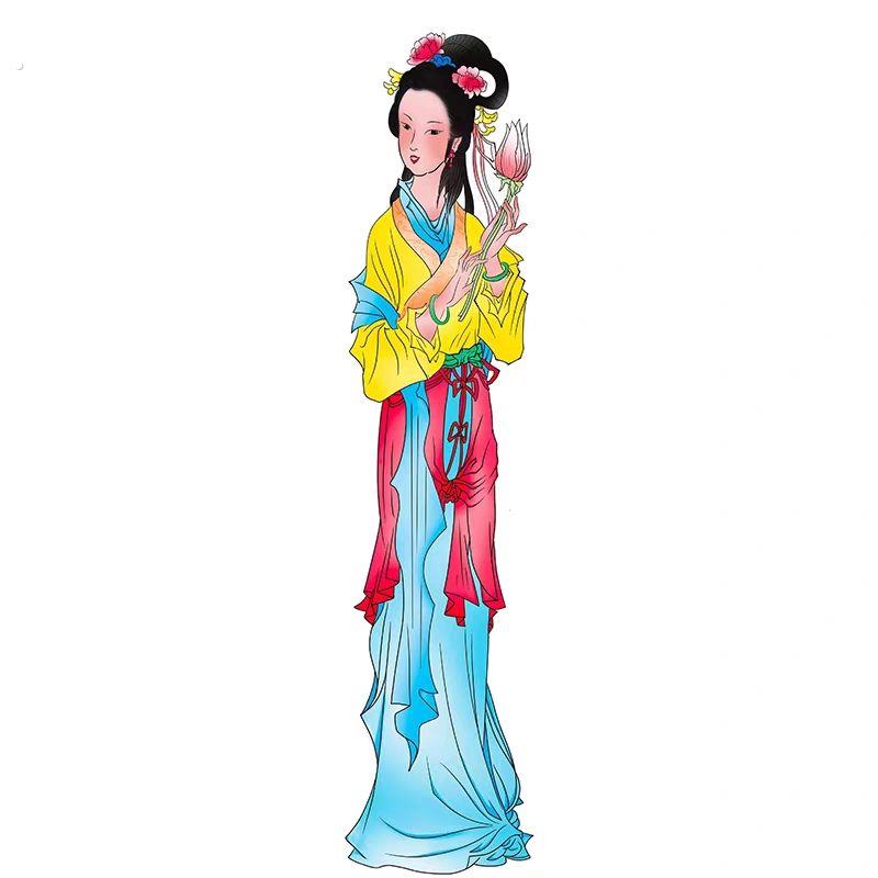 四大美女风筝新款风筝微风风筝1级风到4级风一下放飞传统做工风筝