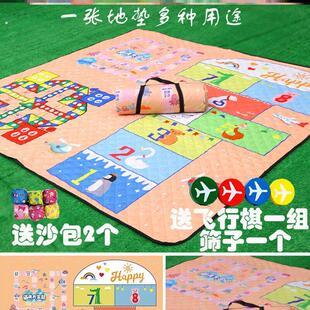 防潮垫加厚户外地垫便携露营野炊防水垫折叠可机洗飞行棋野餐垫