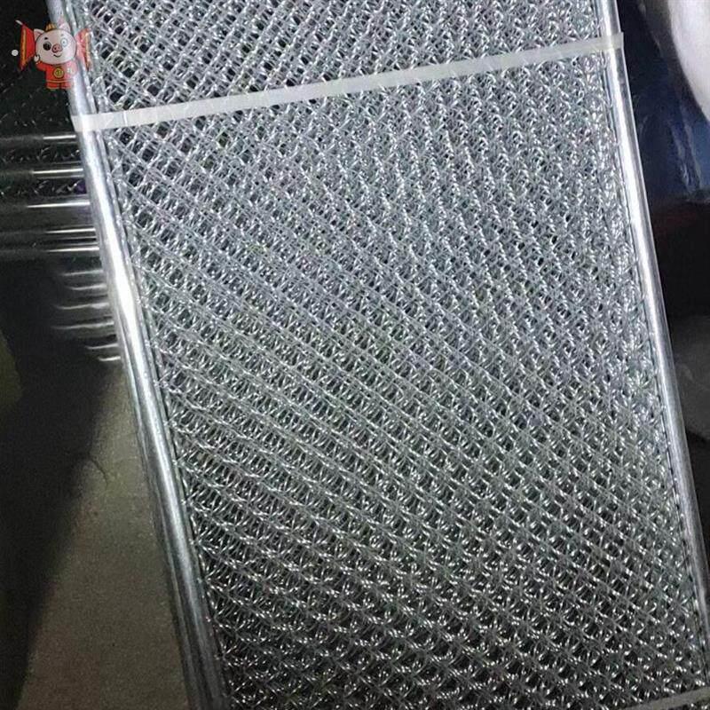 加密加粗钢丝地垫不锈钢丝网铁丝地毯家用进门脚垫楼道除尘刮泥垫