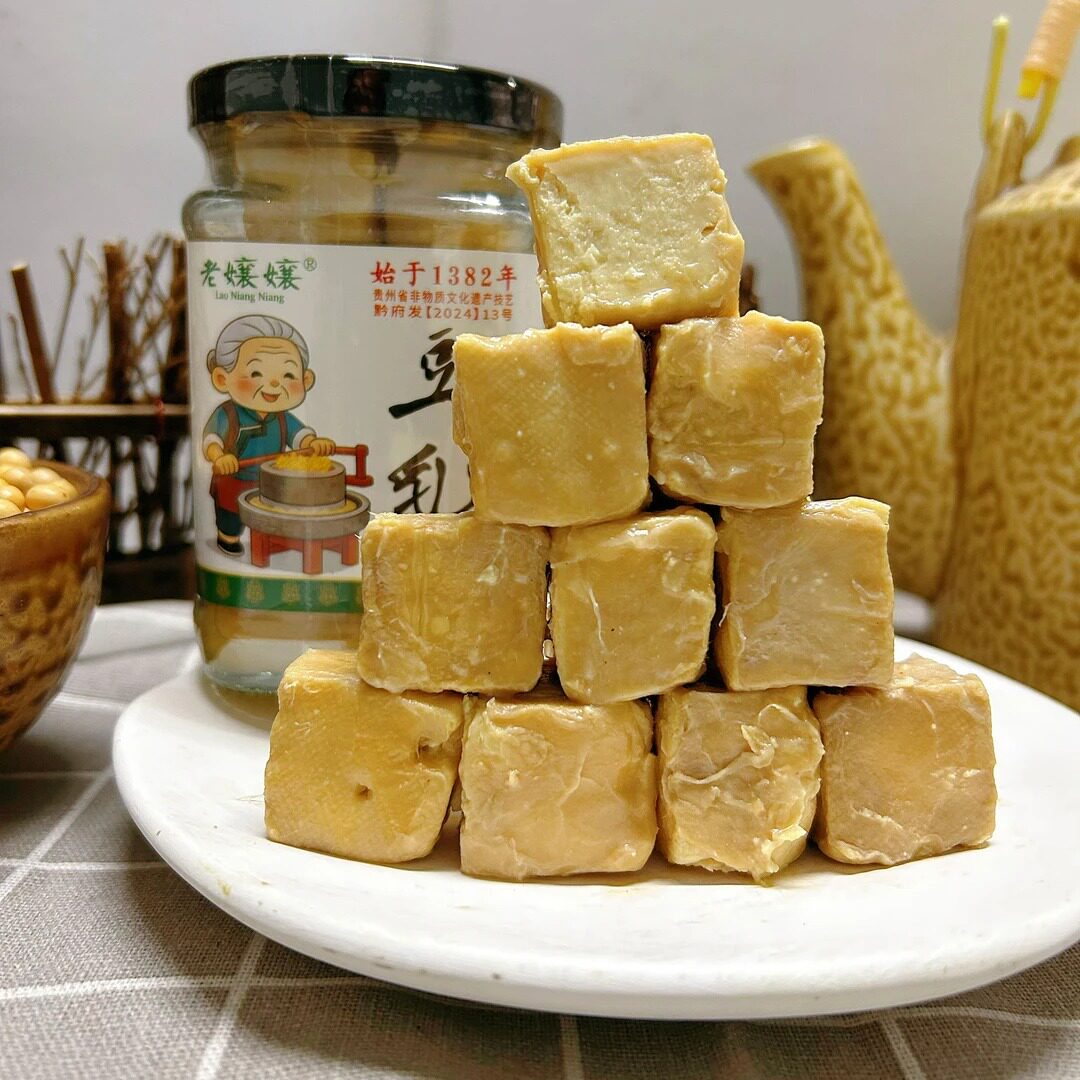 无花椒土坛发酵原汁原味豆腐乳霉豆腐下饭搭档白豆腐清淡口味