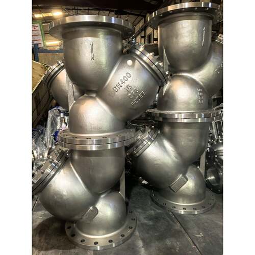 GL41W-16P不锈钢法兰Y型过滤器SBY排污除污器滤网SY4PDN400