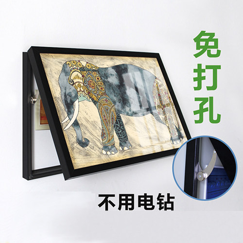 欧式电表箱装g饰画免打孔现代简约电箱装饰盒空开箱配电闸箱遮挡