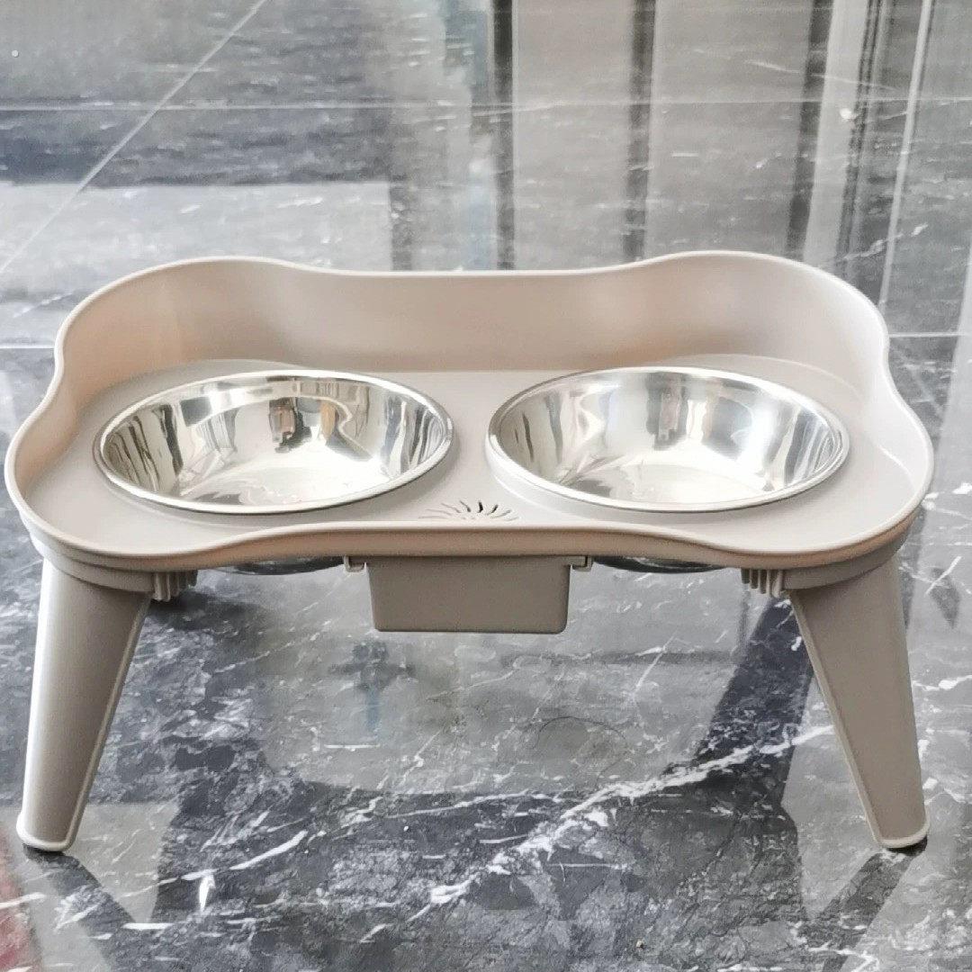 狗碗护颈双碗大中型犬狗碗架桌子碗狗食盆猫碗饭盆饭碗高脚碗
