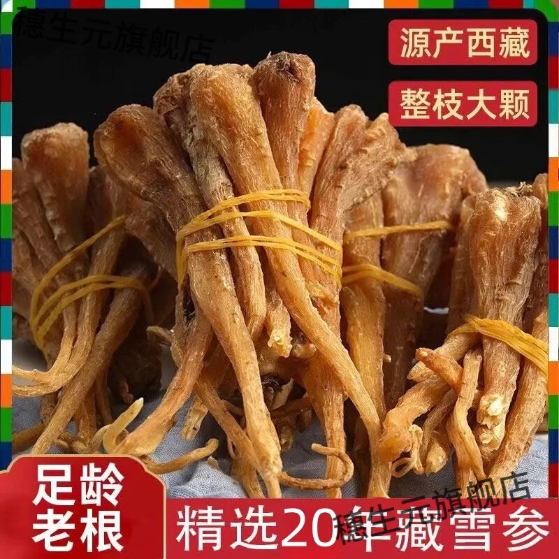 20年西藏高海拔藏雪参整根大条