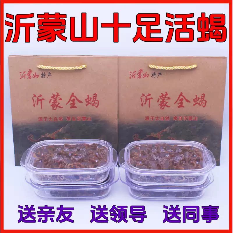 顺丰沂蒙十足全蝎礼盒装子