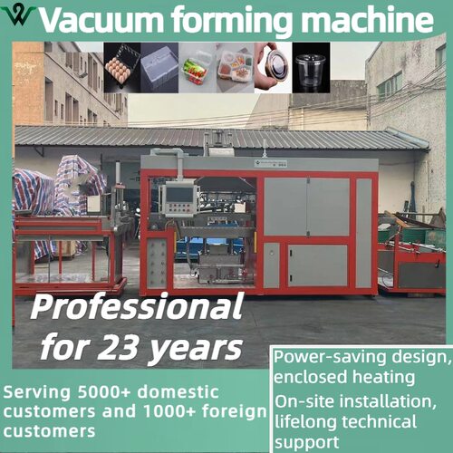 Disposable Plastic Fruit Box Vacuum Forming Machine