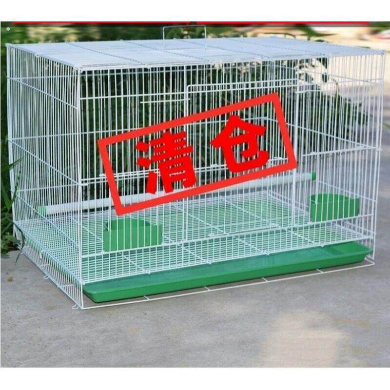 铁笼子鸽子笼绣眼笼铁艺养殖笼家用鸟笼繁殖笼大号豪华鹦鹉笼