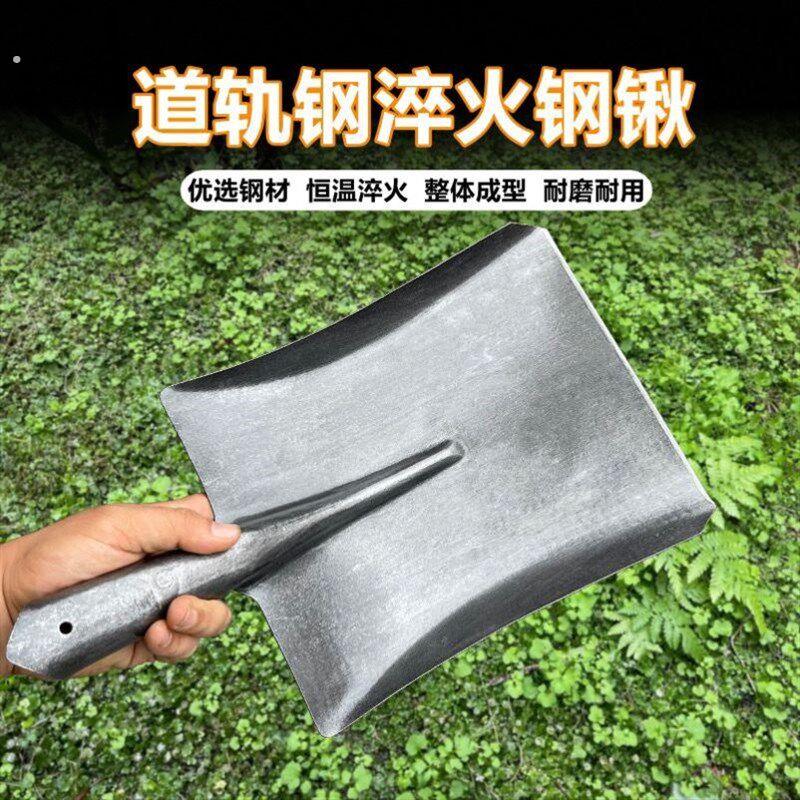 农用工具大全小方头平头圆铁锹木柄锰钢尖锹饲料老款铲土挖土铲子