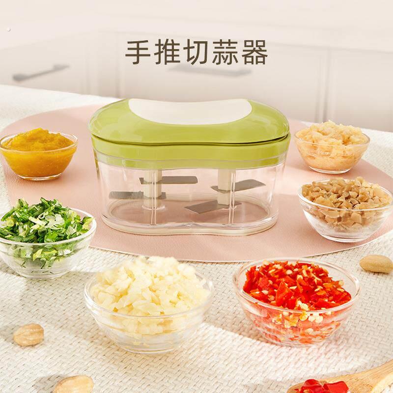 小型绞拉蒜新款搅拌捣碎器拉蒜泥搅碎机商用打蒜器家用手动大蒜