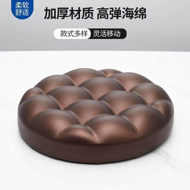 加厚大工凳面凳面更换通用型加厚坐垫圆盘面简约舒适万向轮坐垫