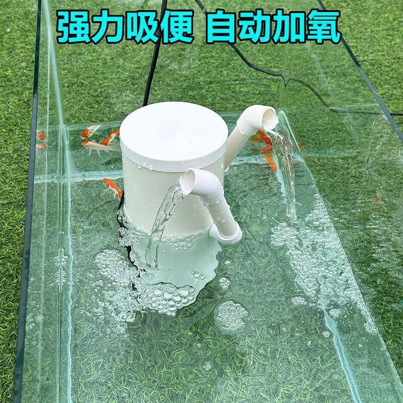 小龟箱吸便器乌龟低水位过滤器龟缸吸粪三合一净水循环帮浦净化除
