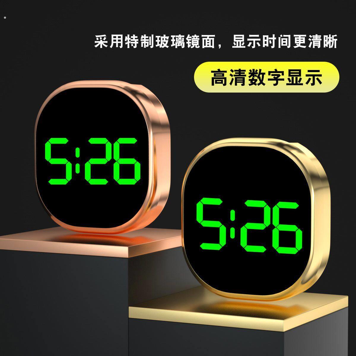 防水车载电子表电动车仪表车载显示器粘贴式简约小时钟随意贴车用