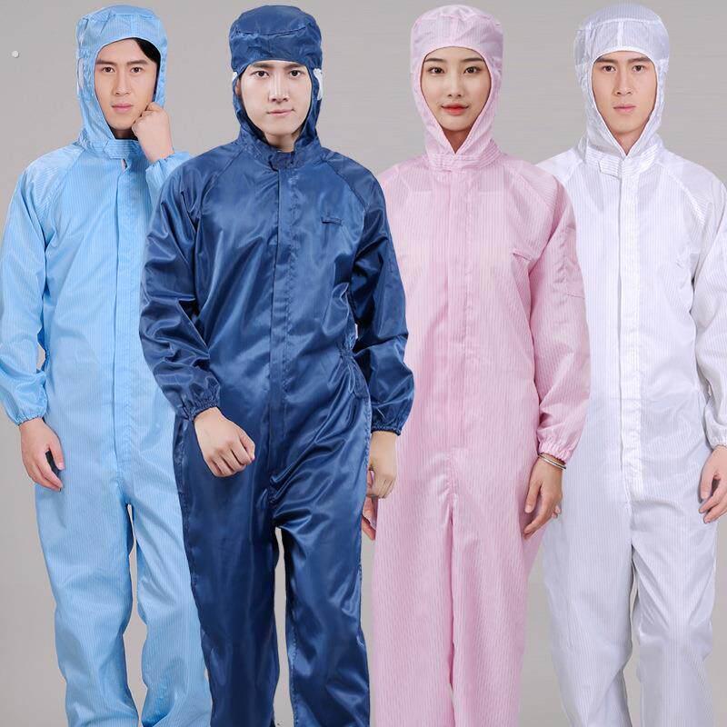 男士防尘工作服养殖场专用工作服隔离服防臭防污可水洗喂猪养猪防