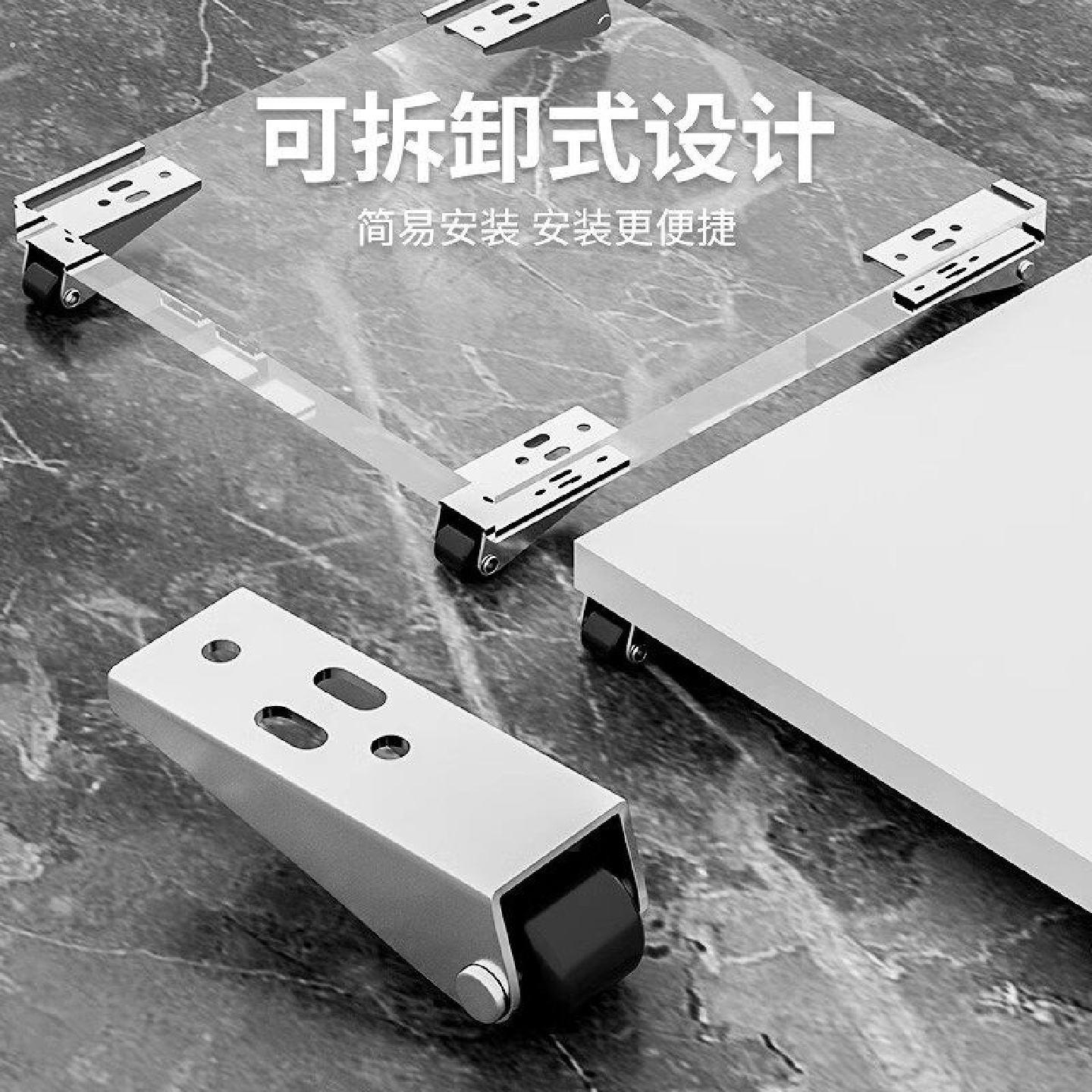速发侧装滑轮下垂支撑轮轨道提门神器推拉底部移门木门平移大全门