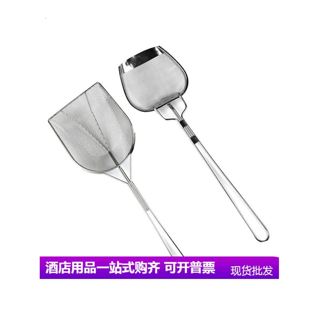 不锈钢方形油渣铲滤油铲过滤网筛超密捞勺捞渣网漏勺油炸网篮商用
