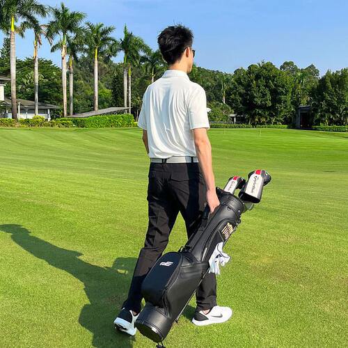 甄选新款尔夫球场便携支架包可装7支球杆尼龙皮膜PlayEagle支架球